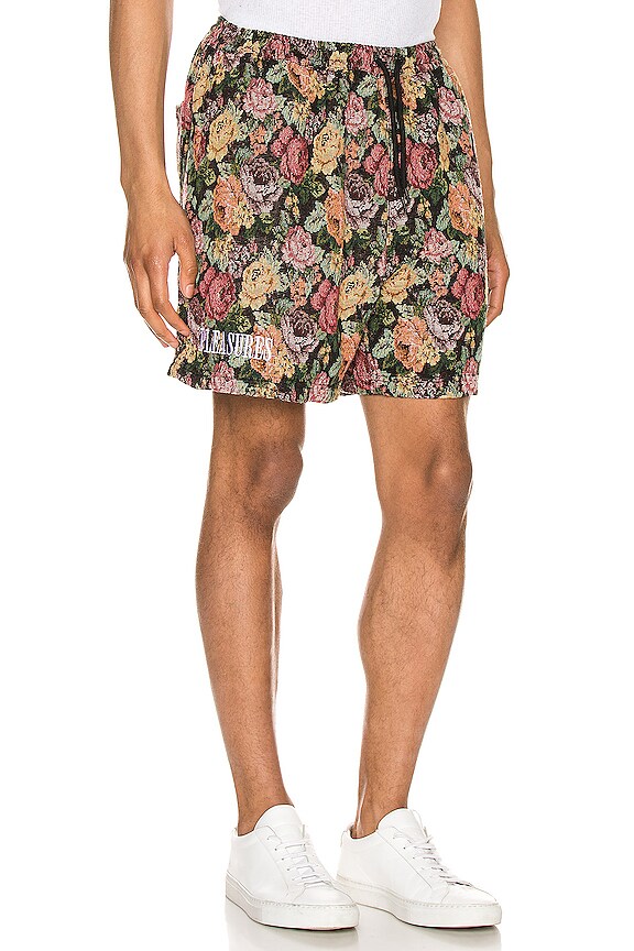 view 2 of 6 Floral Woven Shorts in Black