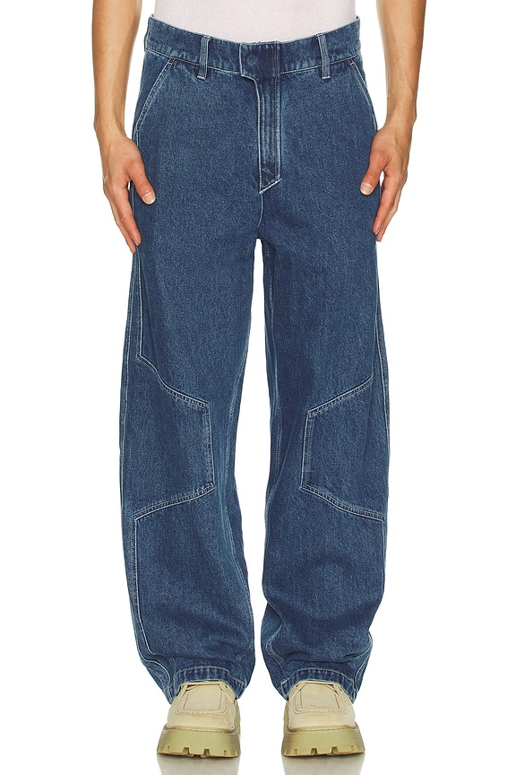 view 1 of 5 Position Baggy Jeans in Indigo