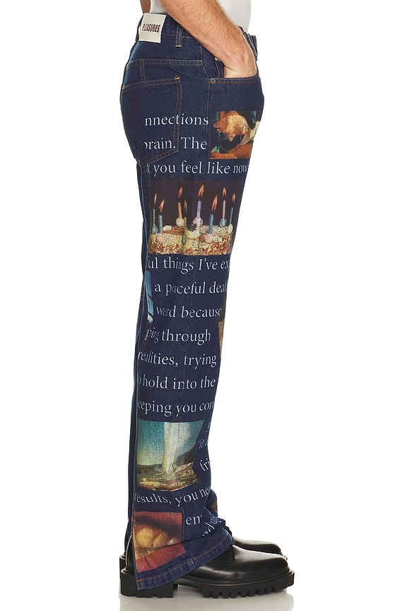 view 2 of 7 Connection Straight Leg Jeans in Washed Indigo