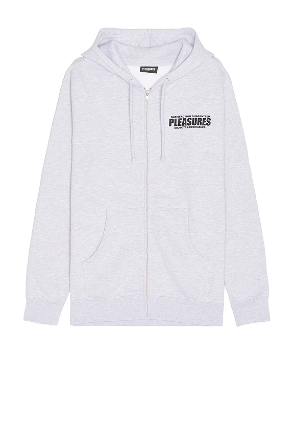 view 2 of 3 Staff Zip Hoodie in Heather Grey