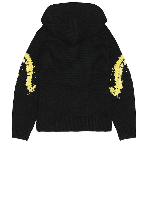 view 2 of 3 Chosen Knitted Hoodie in Black