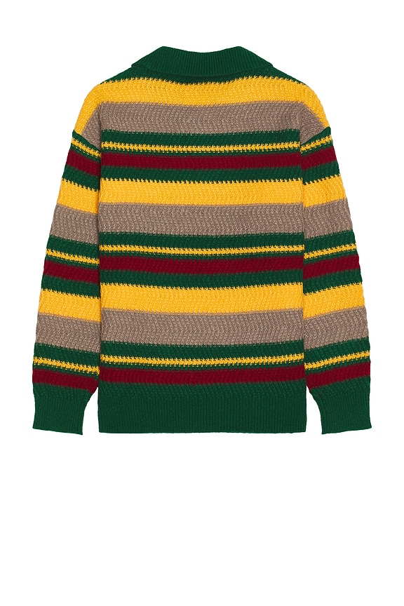 view 2 of 4 Cooper Polo Sweater in Green