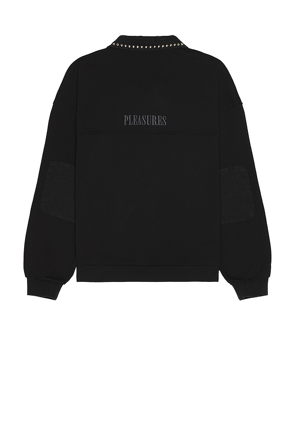 view 2 of 4 Tweak Studded Polo Sweatshirt in Black