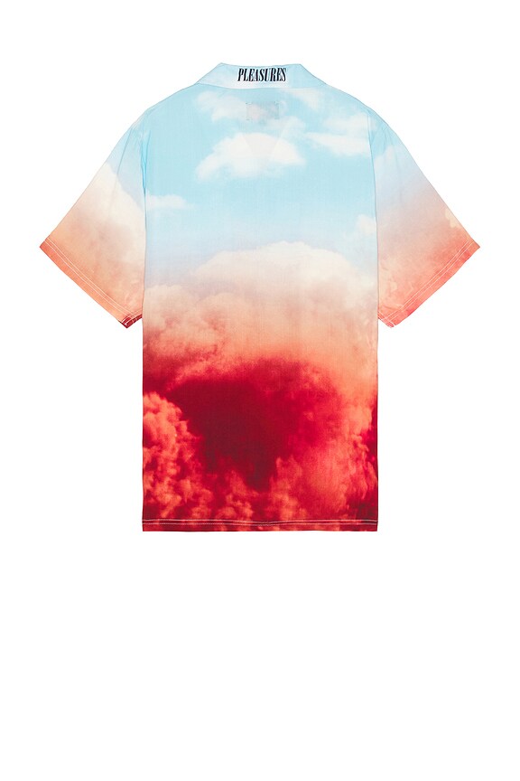 view 2 of 3 Heaven And Hell Button Down Shirt in Sky Blue