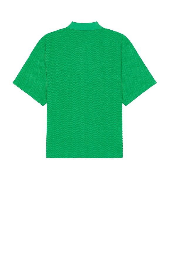 view 2 of 4 Zen Terry Boxy Polo in Green