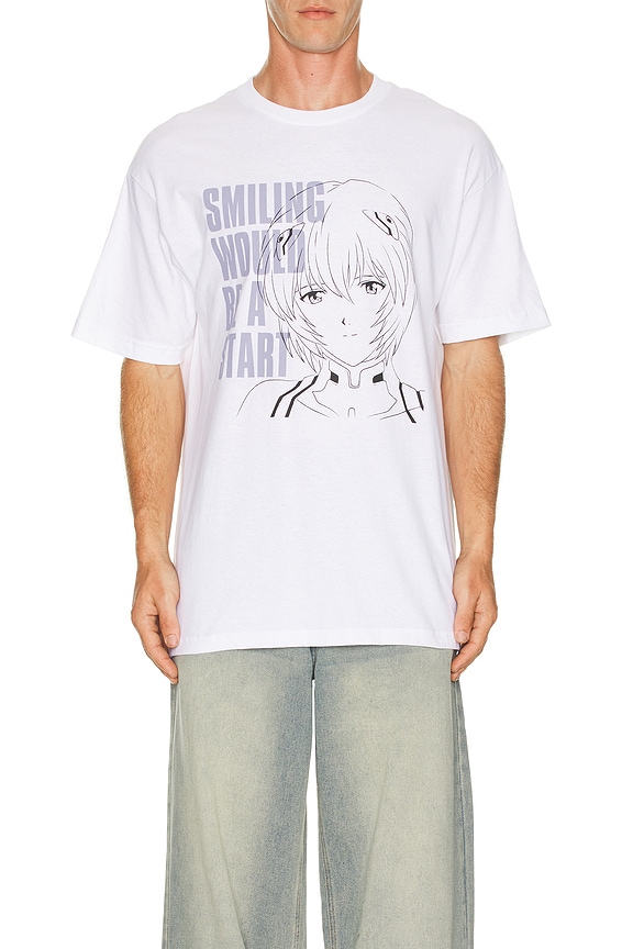 view 3 of 3 Smiling T-Shirt in White