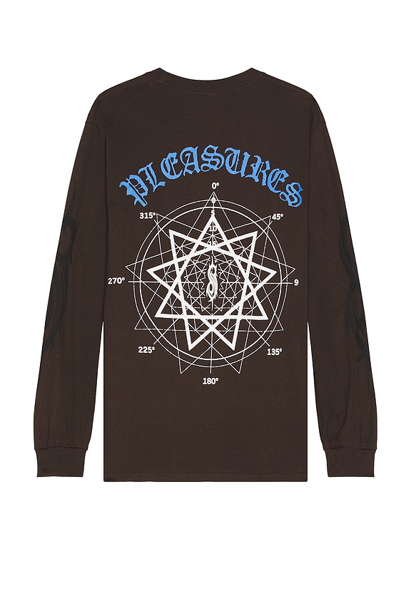 view 2 of 4 Compass Long Sleeve T-Shirt in Brown