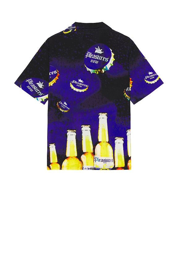 view 2 of 4 Cerveza Camp Shirt in Blue