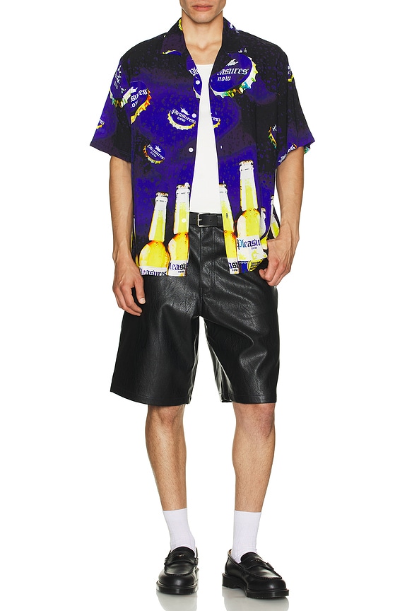 view 4 of 4 Cerveza Camp Shirt in Blue
