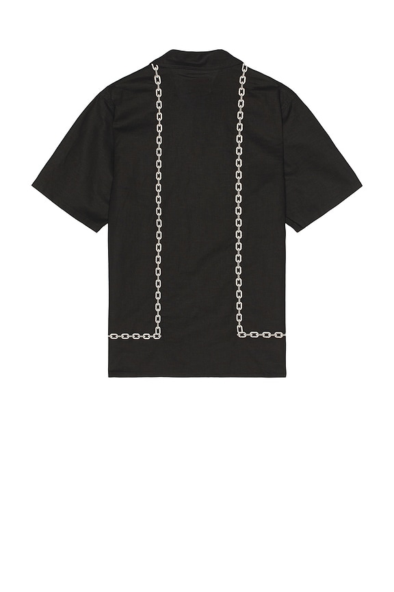 view 2 of 5 CAMISA ABOTONADA CHAIN in Black