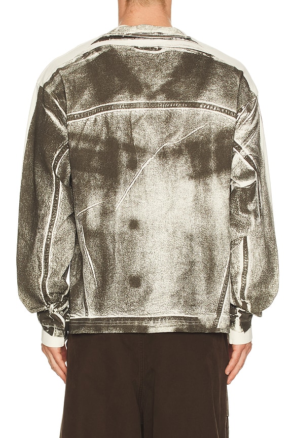 view 2 of 5 Trucker Heavyweight Long Sleeve Tee in Bone