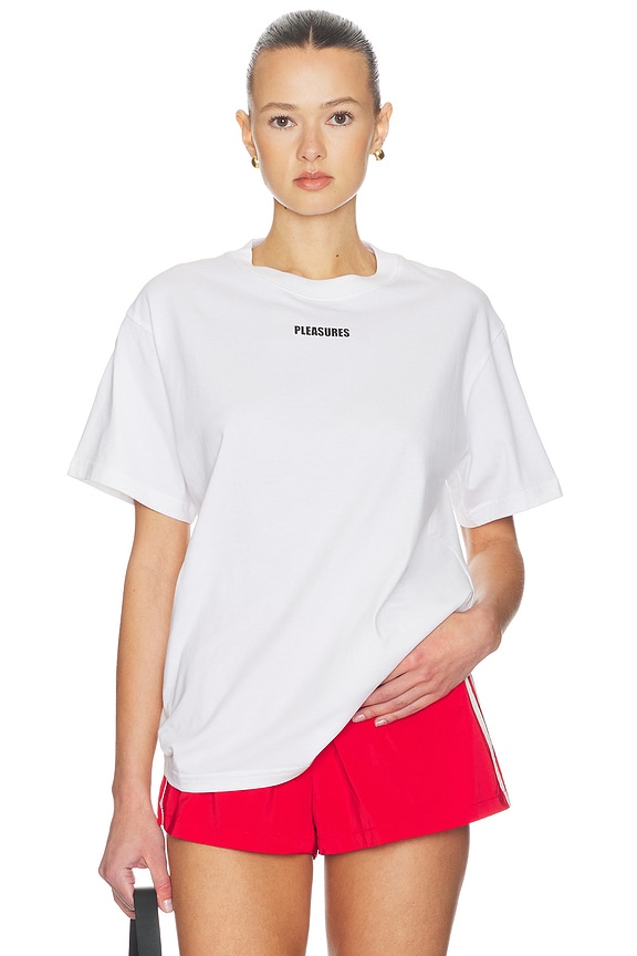 view 2 of 4 Wordmark T-Shirt in White