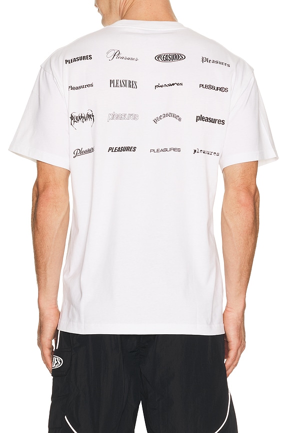 view 1 of 4 Wordmark T-Shirt in White