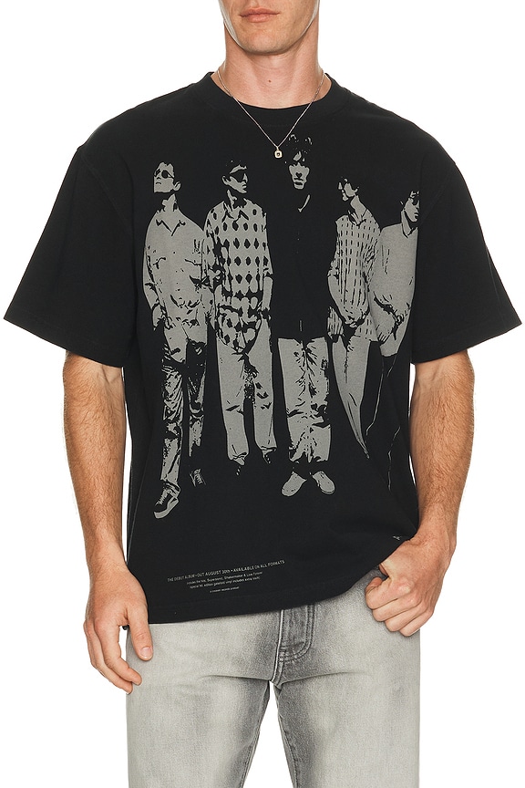 view 1 of 4 x Oasis Definitely Heavyweight Shirt in Faded Black