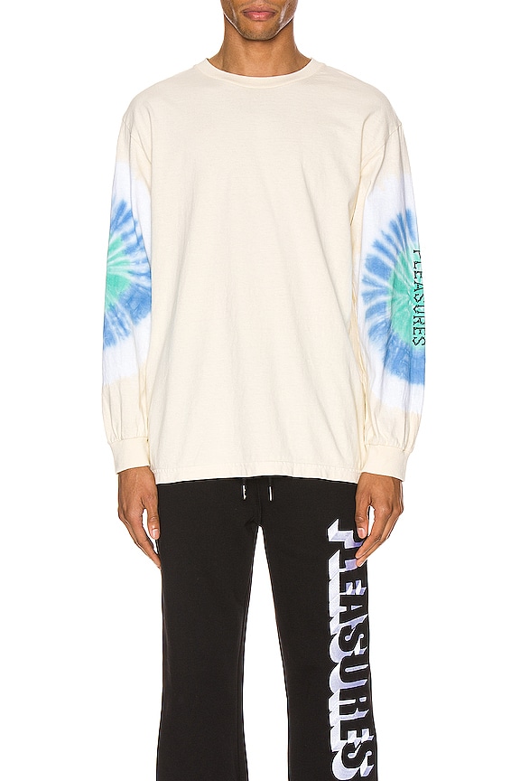 view 2 of 5 Not Afraid Tye Dye L/S Tee in Creme