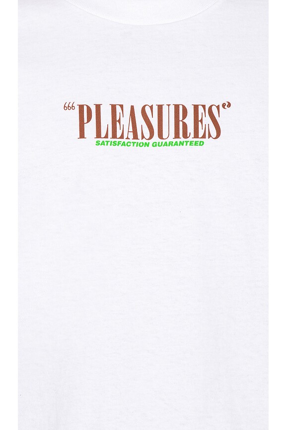 view 5 of 5 T-SHIRT GRAPHIQUE SATISFACTION GUARANTEED in White