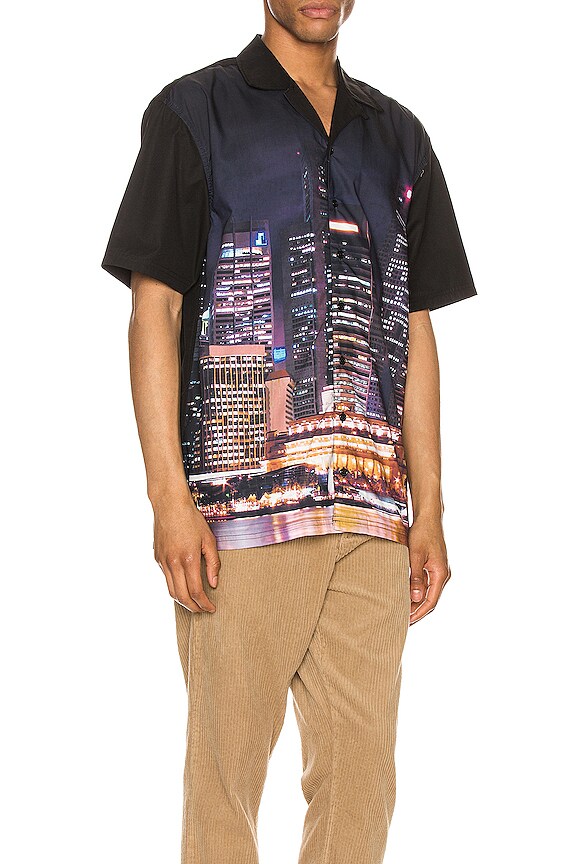 view 2 of 5 CAMISA MANGA CORTA METRO in Black