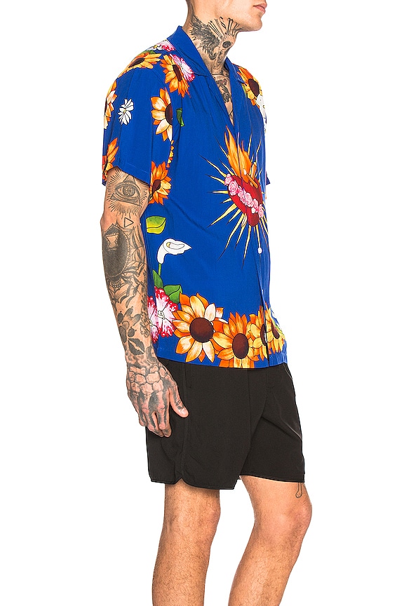 view 2 of 5 GANGSTER ボタンアップ in Blue