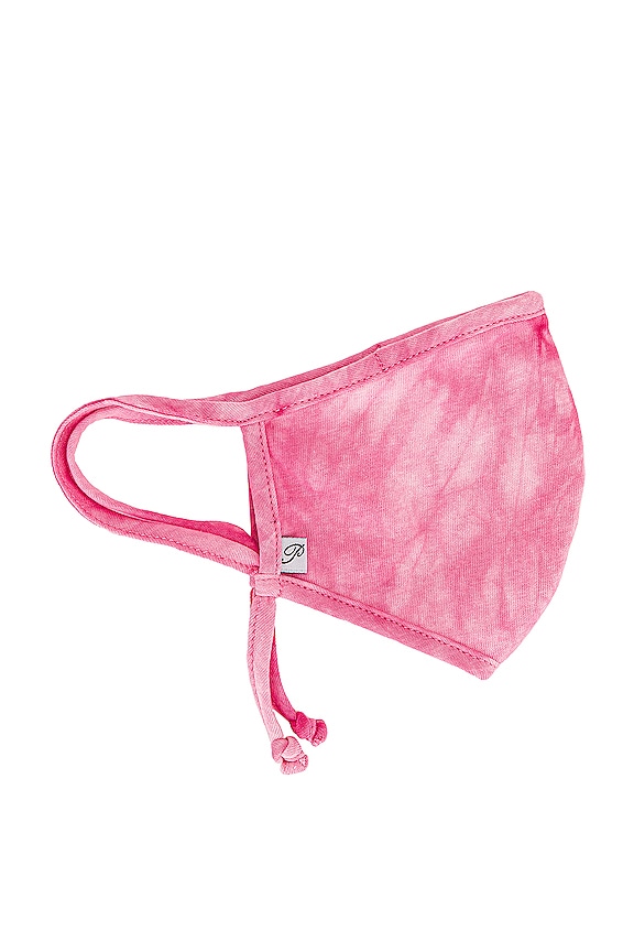 view 2 of 3 Adjustable Face Mask in Pink Tie Dye