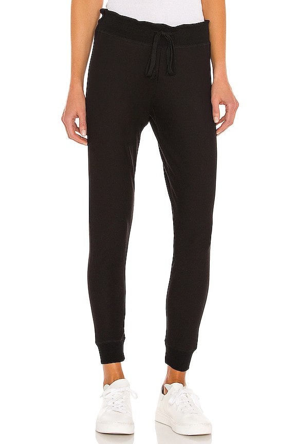 Plush Super Soft Fleece Lined Skinny Sweatpant in Black | REVOLVE