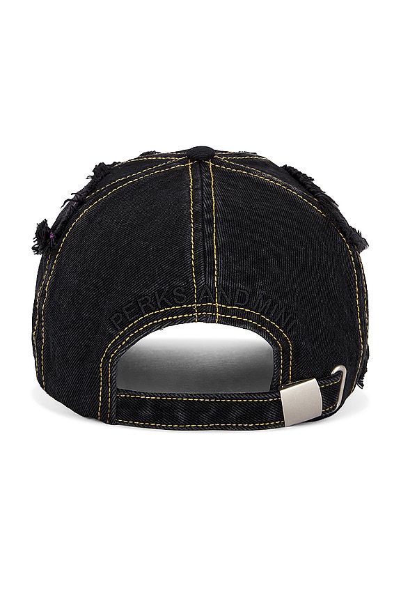 view 2 of 4 Alien Kiss Fraying Baseball Cap in Denims