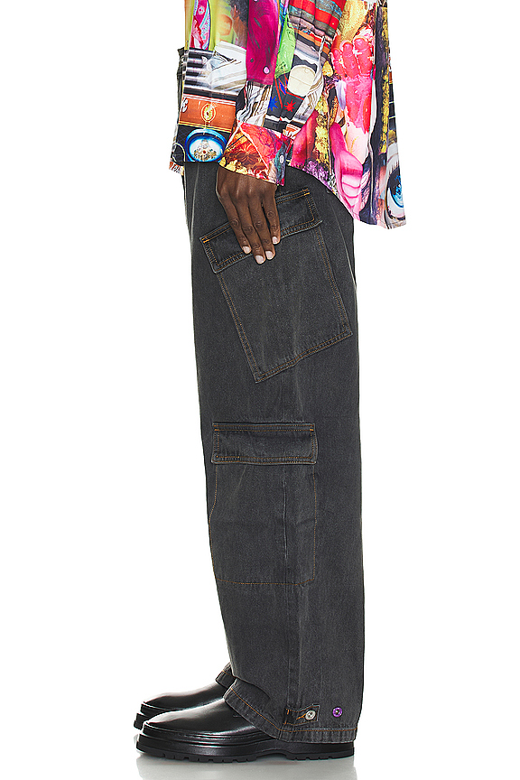 view 2 of 8 Marpi Cyclopes Jean in Black Wash