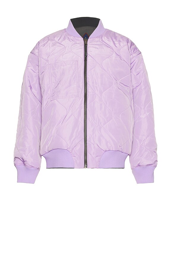 view 2 of 9 BLOUSON BOMBER MARKINGS SUSUMU MUKAI in Charcoal