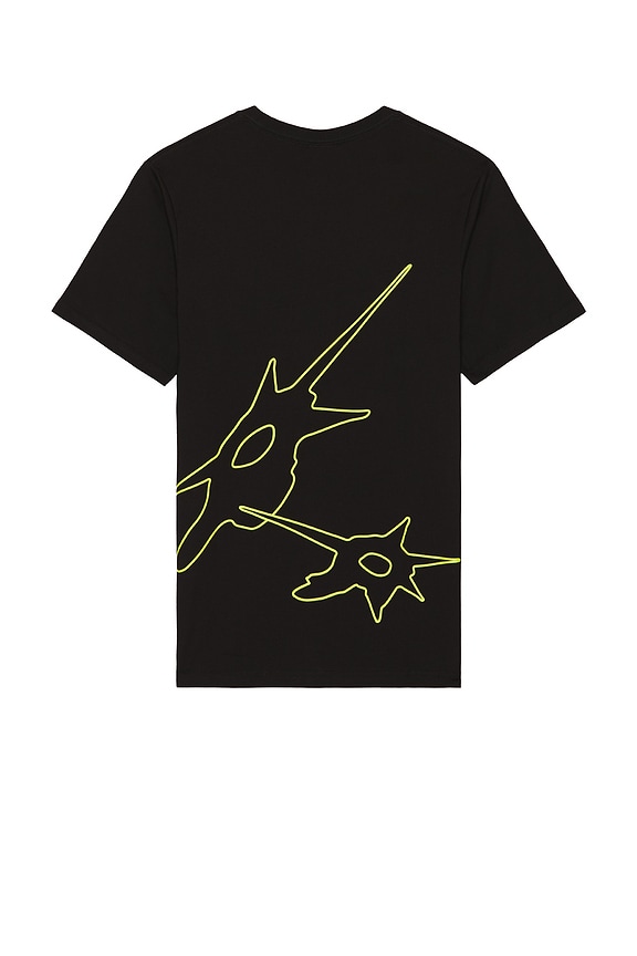 view 2 of 4 T-SHIRT COSMOS SPIKE in Black