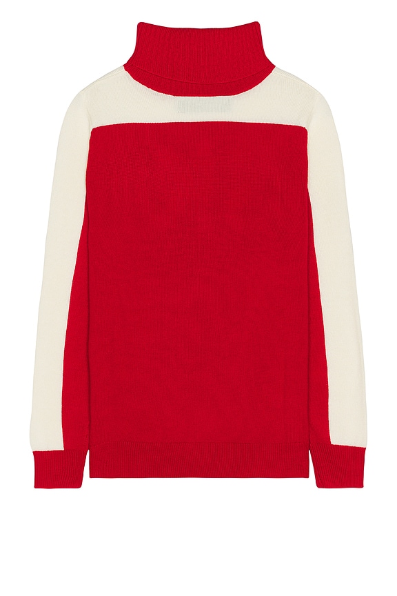 view 2 of 3 PM 3D Ski Turtleneck Sweater in Red