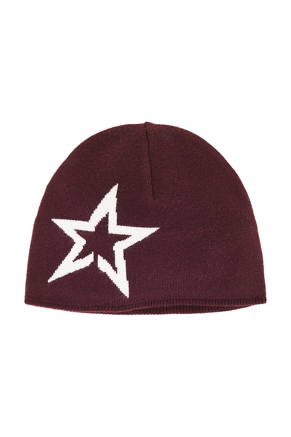 view 2 of 3 ШАПКА БИНИ MERINO in Burgundy