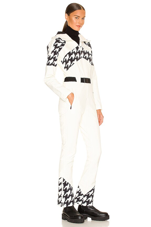 view 2 of 3 TIGNES 원피스 in Houndstooth Black & Snow White