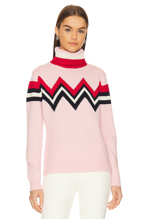 Perfect Moment Alpine Sweater in Pure Pink | REVOLVE