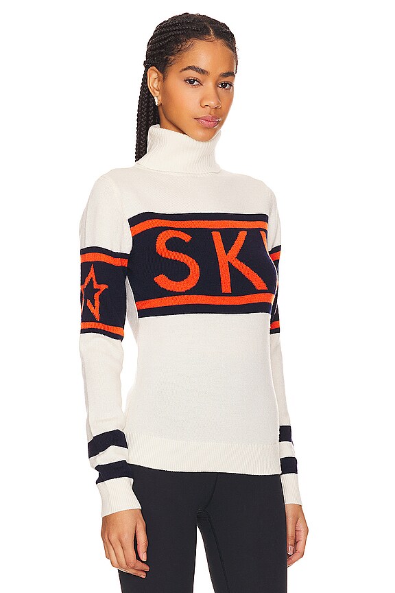 view 2 of 4 JERSEY SCHILD in Snow White & Red Orange