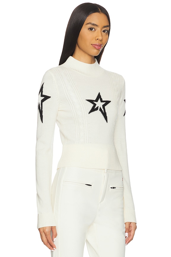 view 2 of 4 Cable Sweater in Snow White