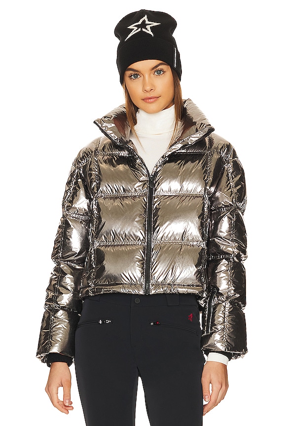 view 2 of 5 Nevada Duvet Jacket in Silver HP Foil