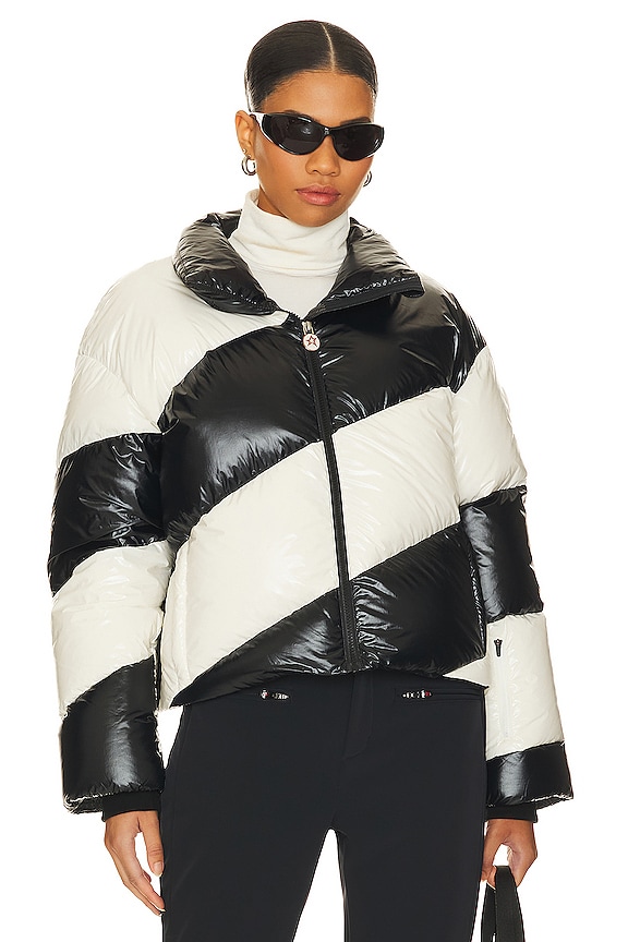 view 2 of 7 Super Mojo III Jacket in Black & Snow White Cire