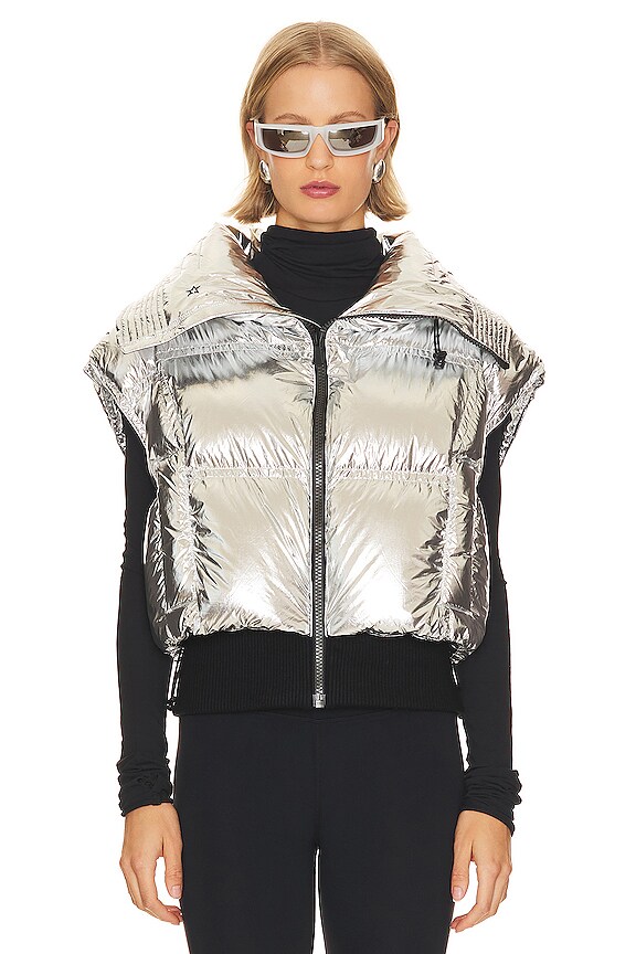 view 2 of 5 Sierra Down Gilet in Silver Foil