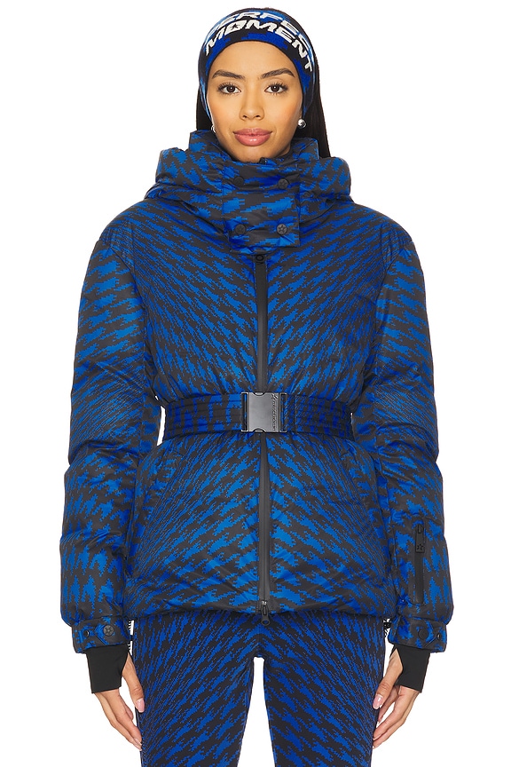 view 2 of 7 Candice Ski Parka in Black & True Indigo