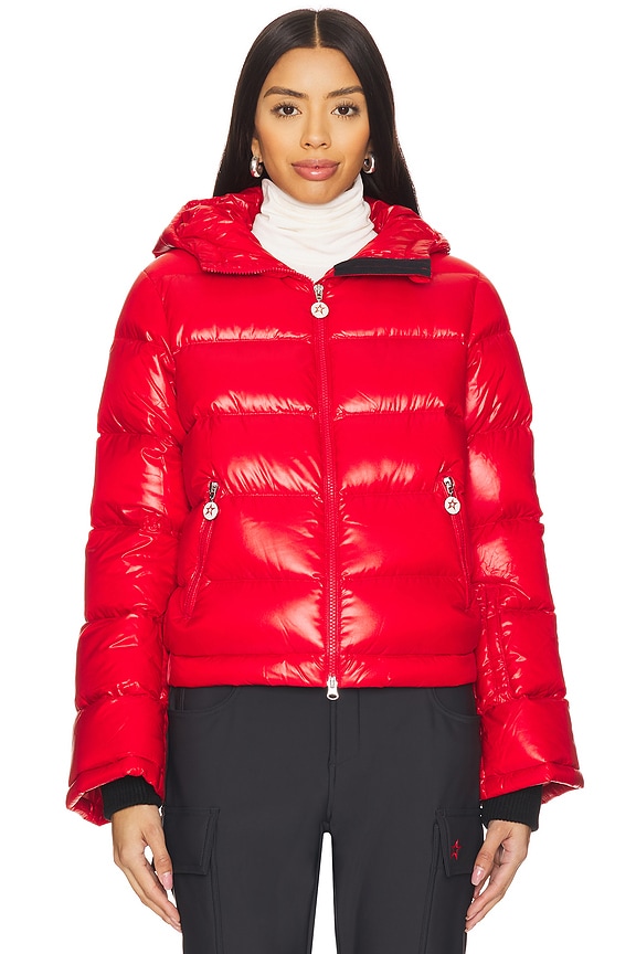 view 2 of 5 Polar Flare Jacket in Red 