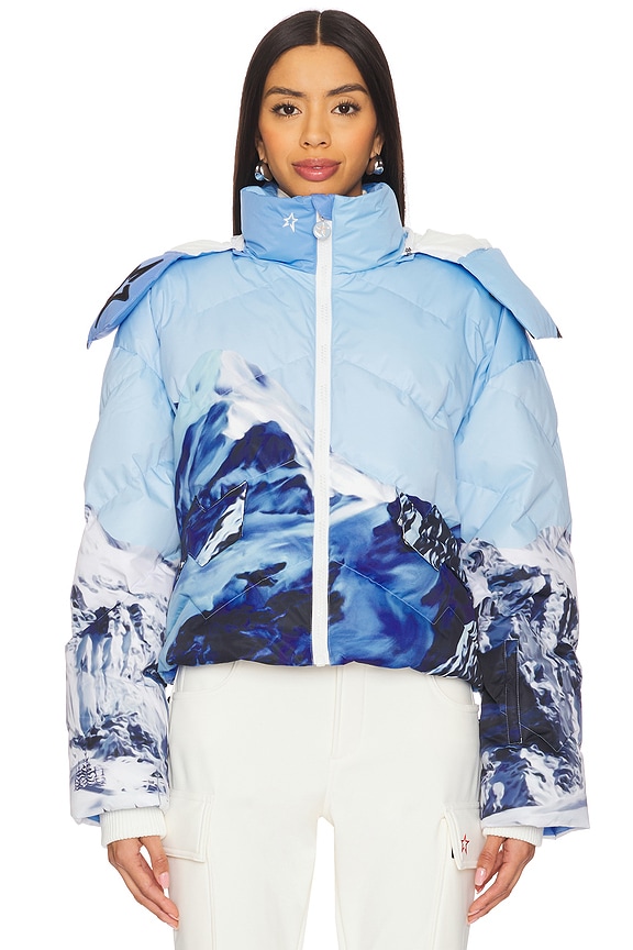 view 2 of 7 ПУХОВАЯ ЛЫЖНАЯ КУРТКА MOUTAIN in Ski Lift Print