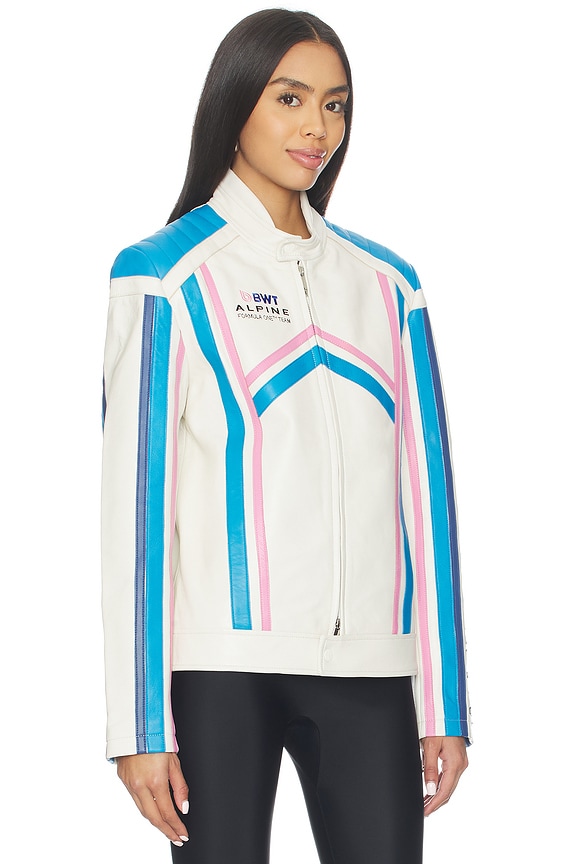 view 2 of 6 Racer Jacket in Lucent White