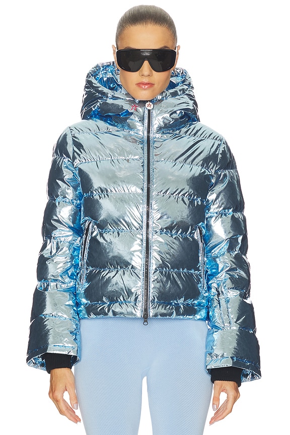 view 2 of 5 Polar Flare Ski Jacket II in Light Blue Foil
