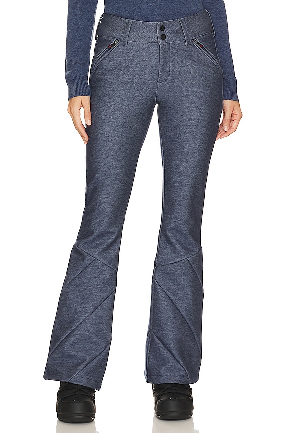 Perfect Moment Arctic Flare Denim Pant in Dark Denim | REVOLVE