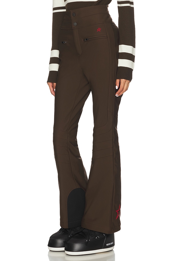 view 2 of 6 PANTALÓN DE ESQUÍ DE TALLE ALTO AURORA in Chocolate