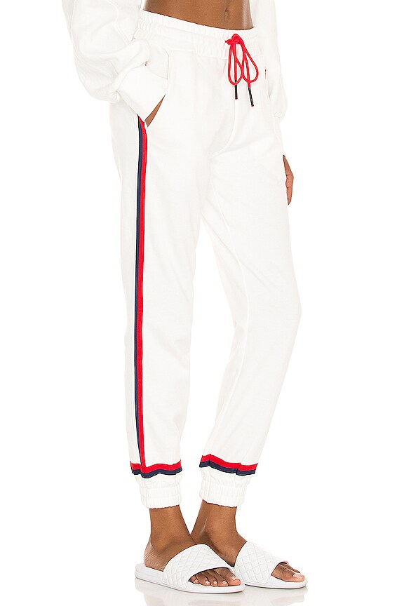 view 2 of 4 Side Stripe Jogging Pants in Snow White