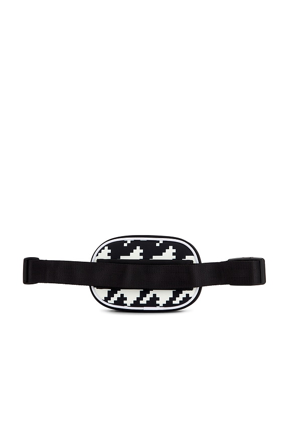 view 2 of 4 Star Bum Bag in Black & White Houndstooth