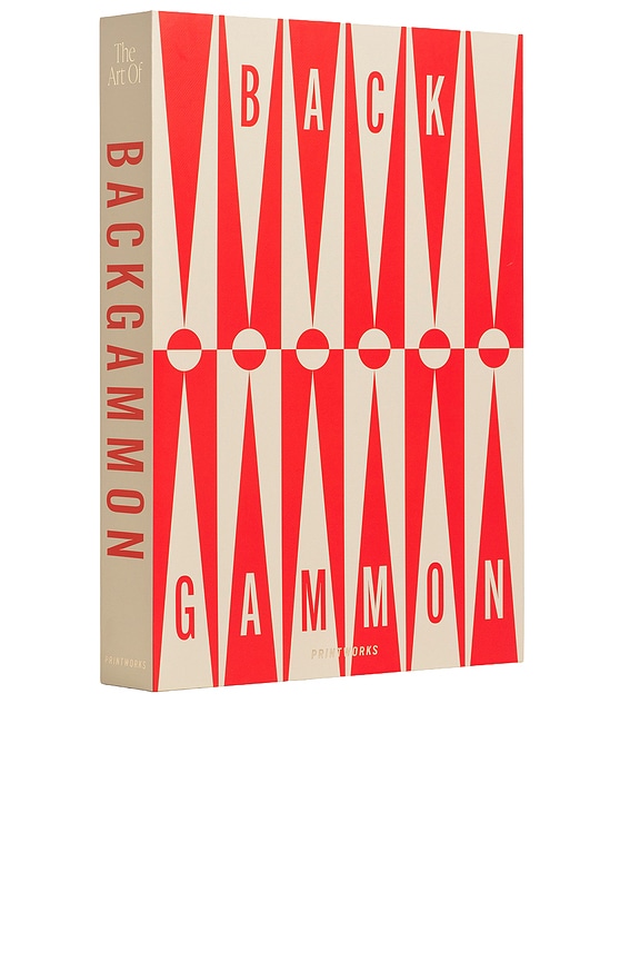view 2 of 6 Art Of Backgammon in Red & Cream