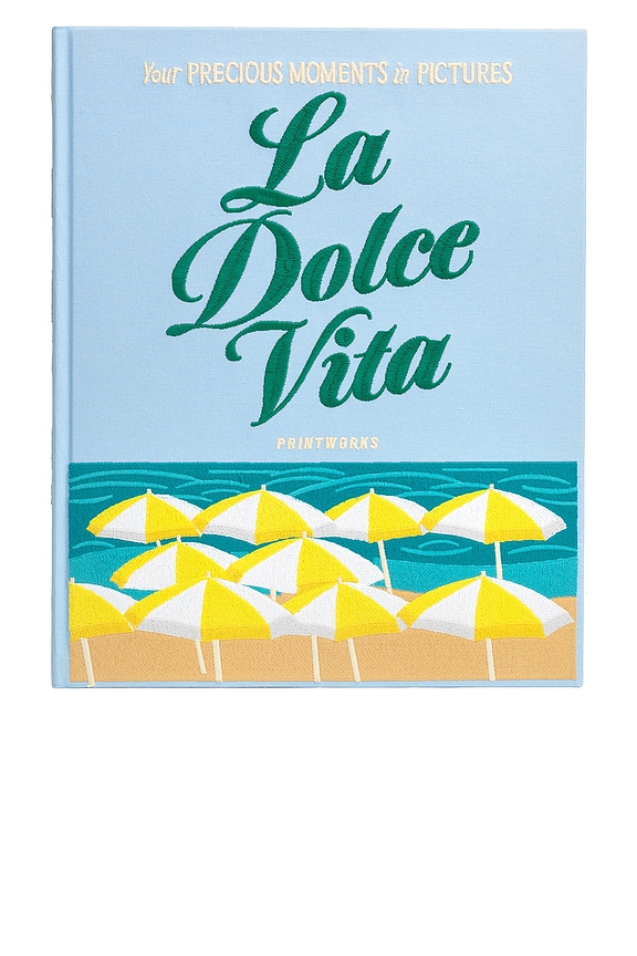 view 1 of 3 Embroidered Photo Album in Dolce Vita