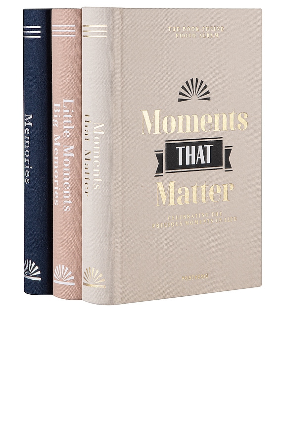 view 2 of 3 ÁLBUM BOOKSHELF ALBUM MOMENTS THAT MATTER in Beige