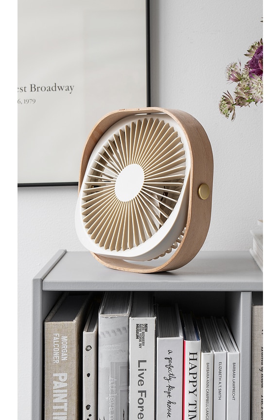 view 2 of 3 ФАН FANTASTIC WOOD, BEIGE TABLE FAN in Beige